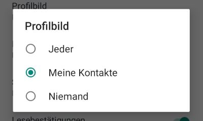 Wer sieht sich mein whatsapp profilbild an