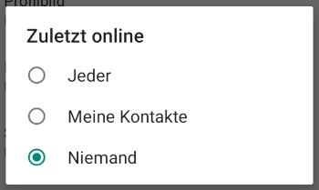WhatsApp dauerhaft online anzeigen