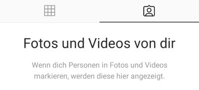 Instagram Markierungen anzeigen