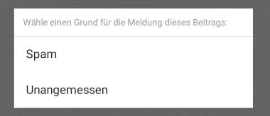 Wer hat mich auf Instagram gemeldet